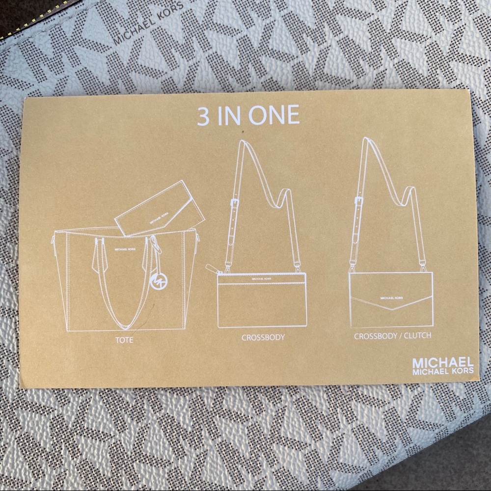 NWT Michael Kors Kimberly Large 3 in 1 Tote - Picture 6 of 7